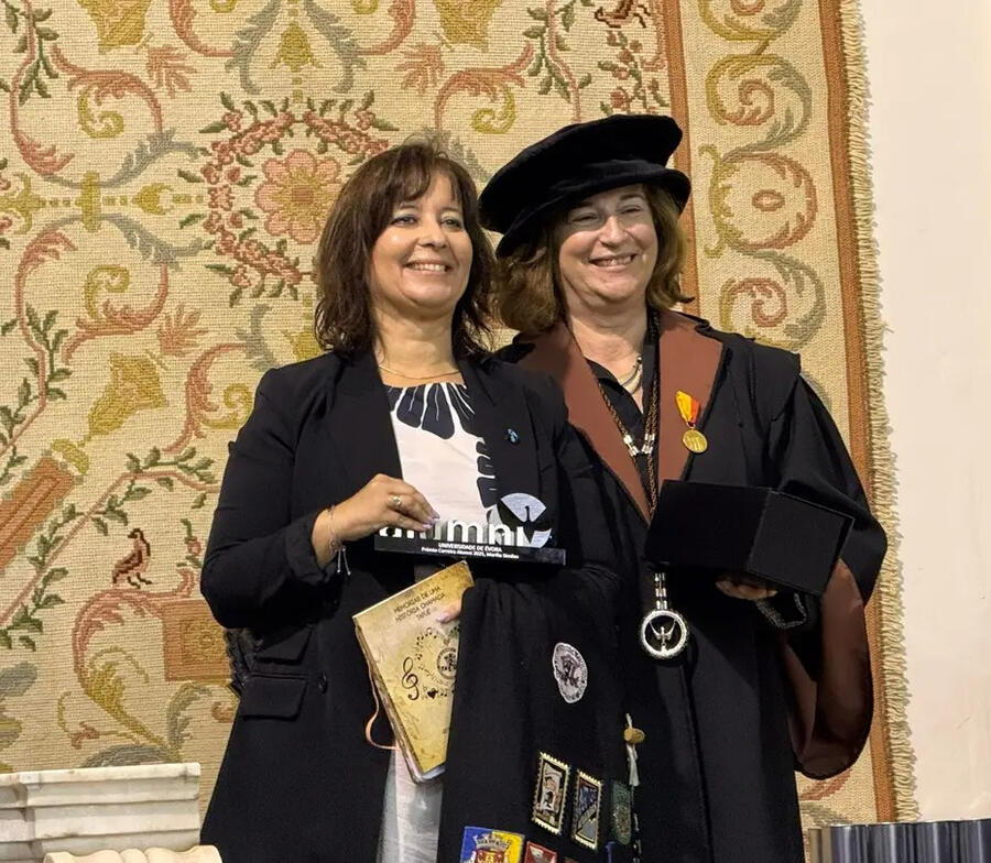 Marília Simões Honoured with the Alumni Career Award by the University of Évora